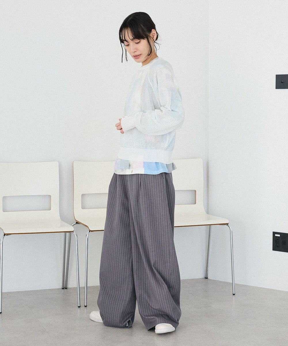 CRAFT STANDARD BOUTIQUE ジョーゼットシアーニットプルオーバー 