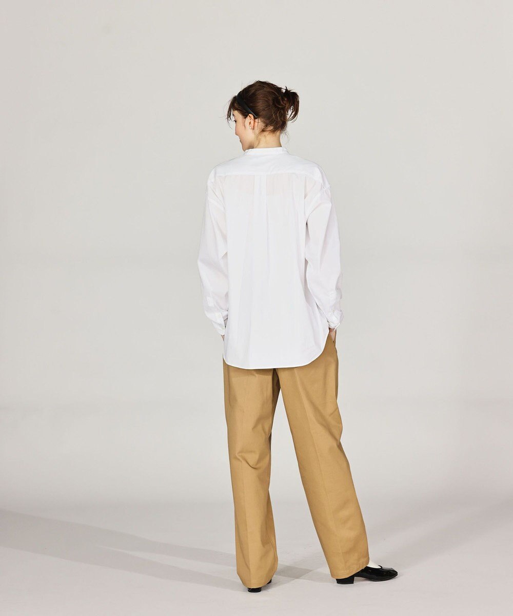 LENO BAND COLLAR SHIRTS 《UNISEX》 バンドカラーシャツ 