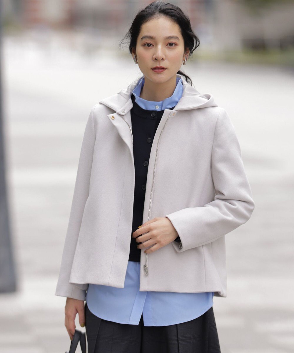 組曲 L ウールモッサ ショートコート 