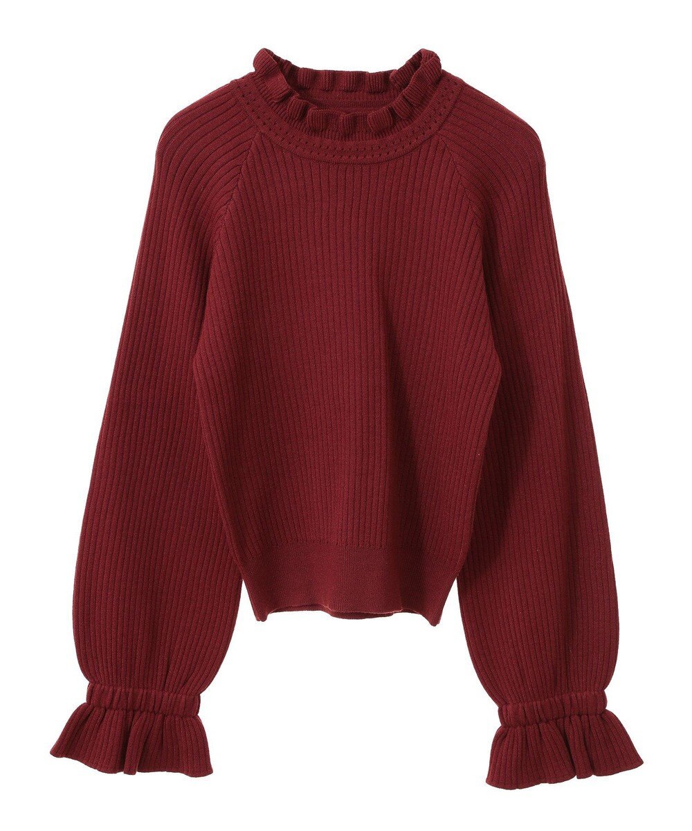 Green Parks ・ｓｗｉｎｇ　ｂｙ　キャンディスリーブリブニット 