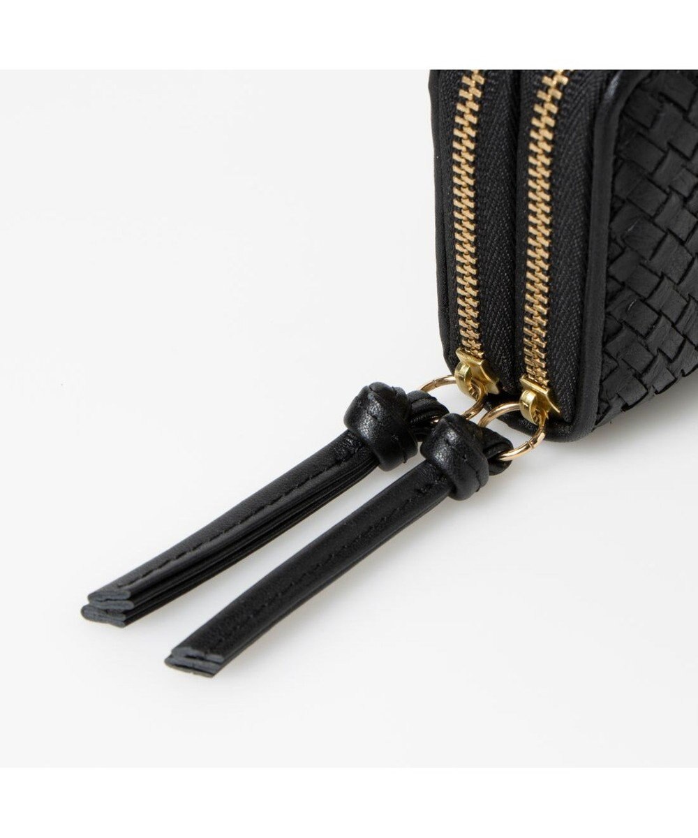 UNBILLION ペルケ perche / レザーメッシュ・ジャバラカードキーケース 