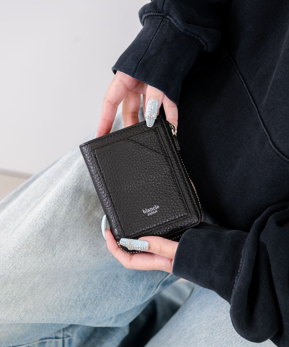 blancle シュリンクレザー Jジップウォレット 