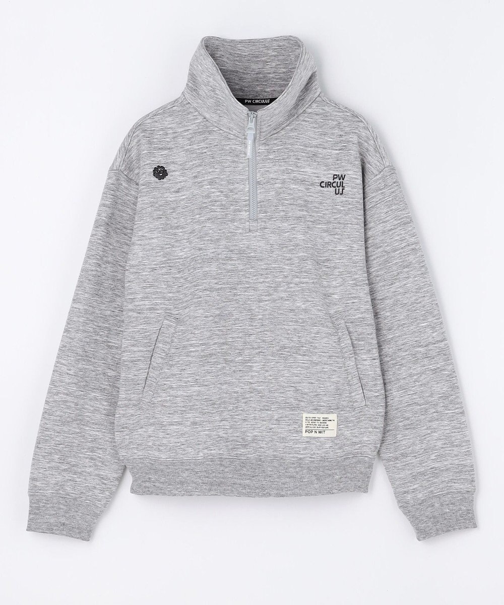 PW CIRCULUS 【WOMEN】ハーフジップ 裏毛スウェットトップス ゴルフウェア レディース 