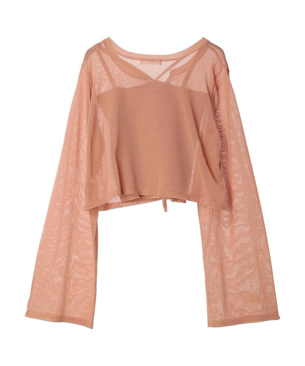 Green Parks ・swing by SET2点ニットカーデ&ニットキャミ 