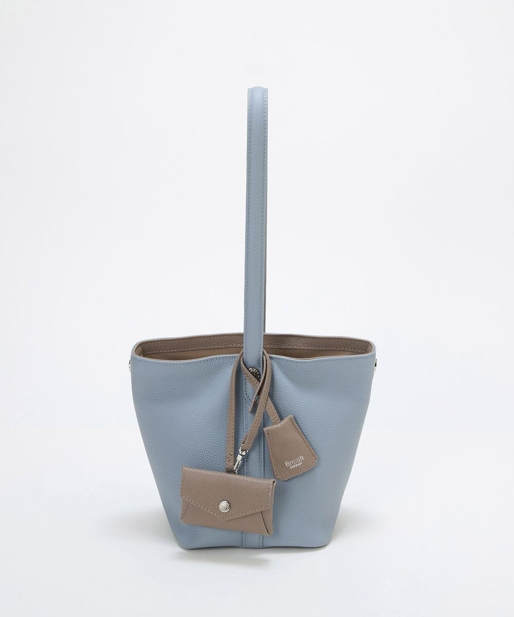 TOPKAPI 【Breath TOPKAPI】DUAL デュアル シュリンクレザー バイカラー 2way ワンハンドル ショルダーバッグ チャーム付き 