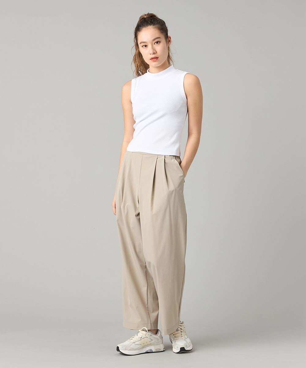 Chacott ソフトリブノースリーブTシャツ 