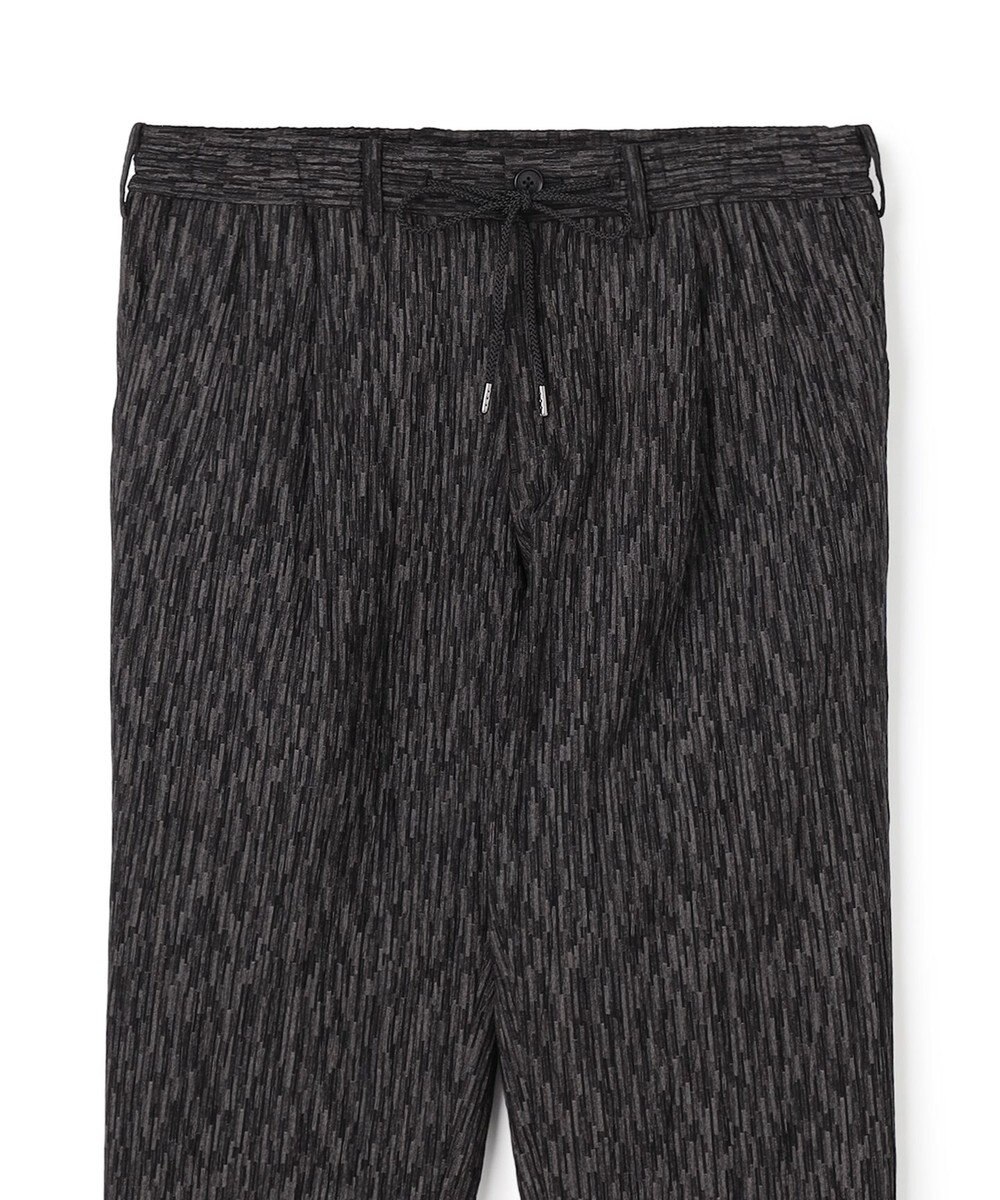 JOSEPH HOMME 【新素材】ブラッシュストロークジャガード　　ドロスト付タック入りテーパードパンツ / PEGG TUCK 