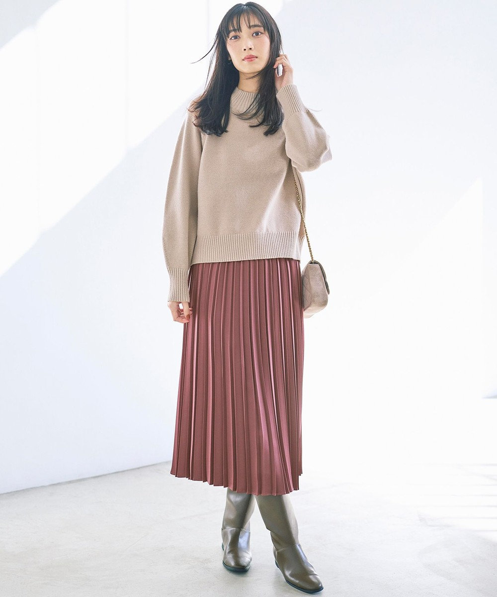 ANY SIS 【2SET】ボリューム ニット×プリーツ スカート セット 