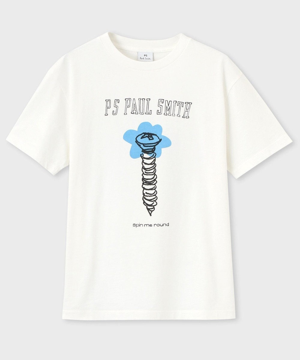 Paul Smith Drawn by Paul ”Spin me round” 半袖Tシャツ ホワイト
