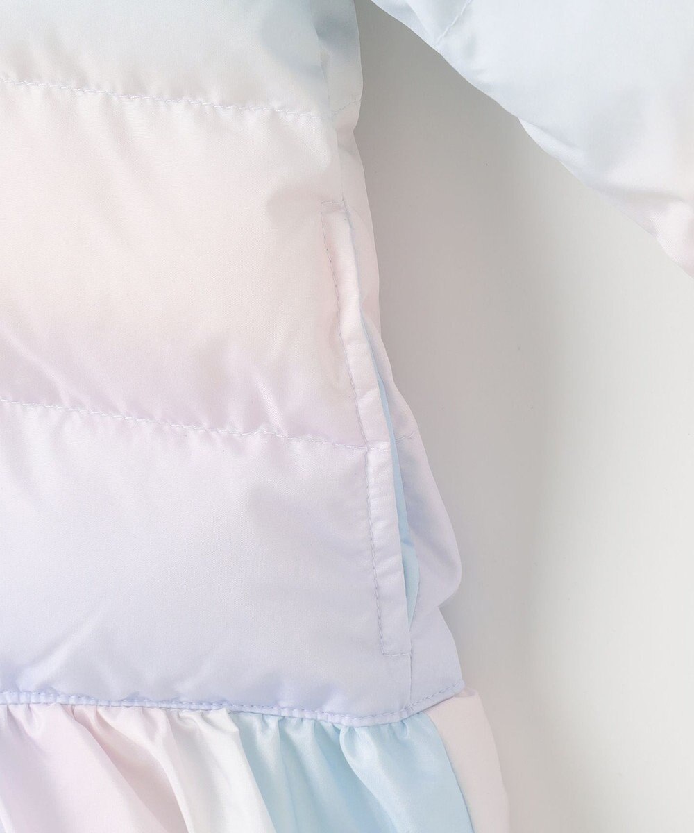 ANY KIDS 【洗濯機OK】中綿 リボン コート 