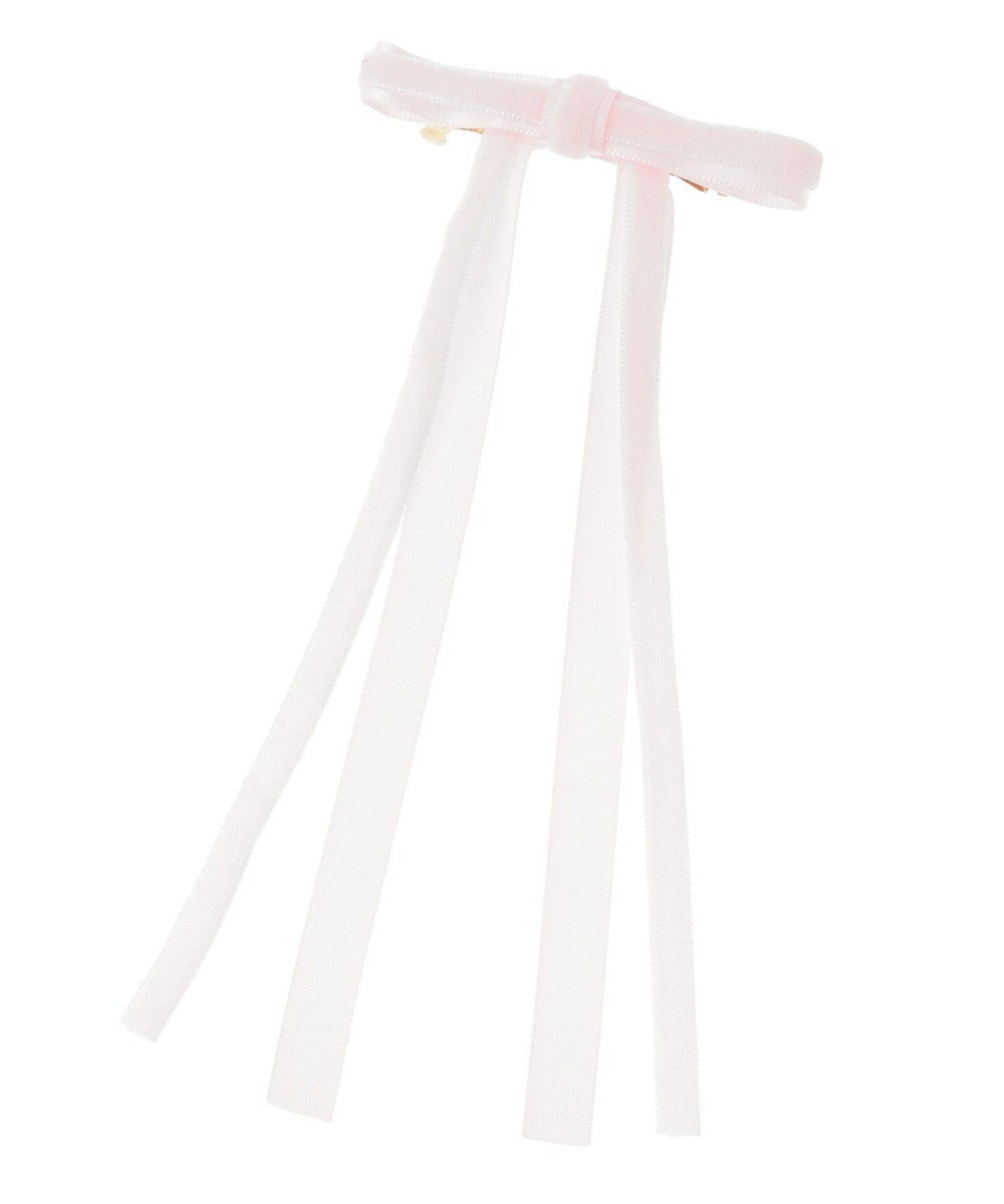 Maison de FLEUR ピンクマニアレイヤードリボンバレッタ 