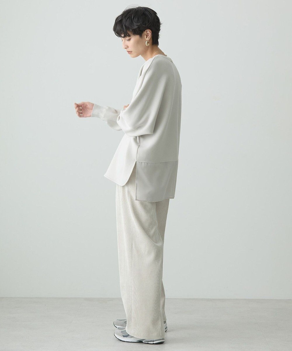 AMERICAN HOLIC ドルマン異素材ポンチプルオーバー 