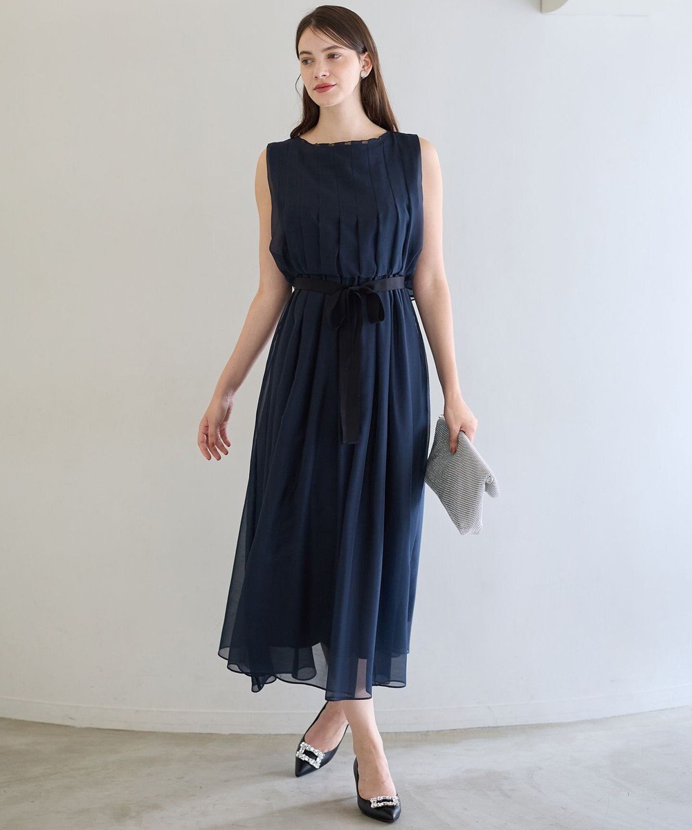 23区 【APPLAUDIR】グロッシーオーガンザ ドレス 