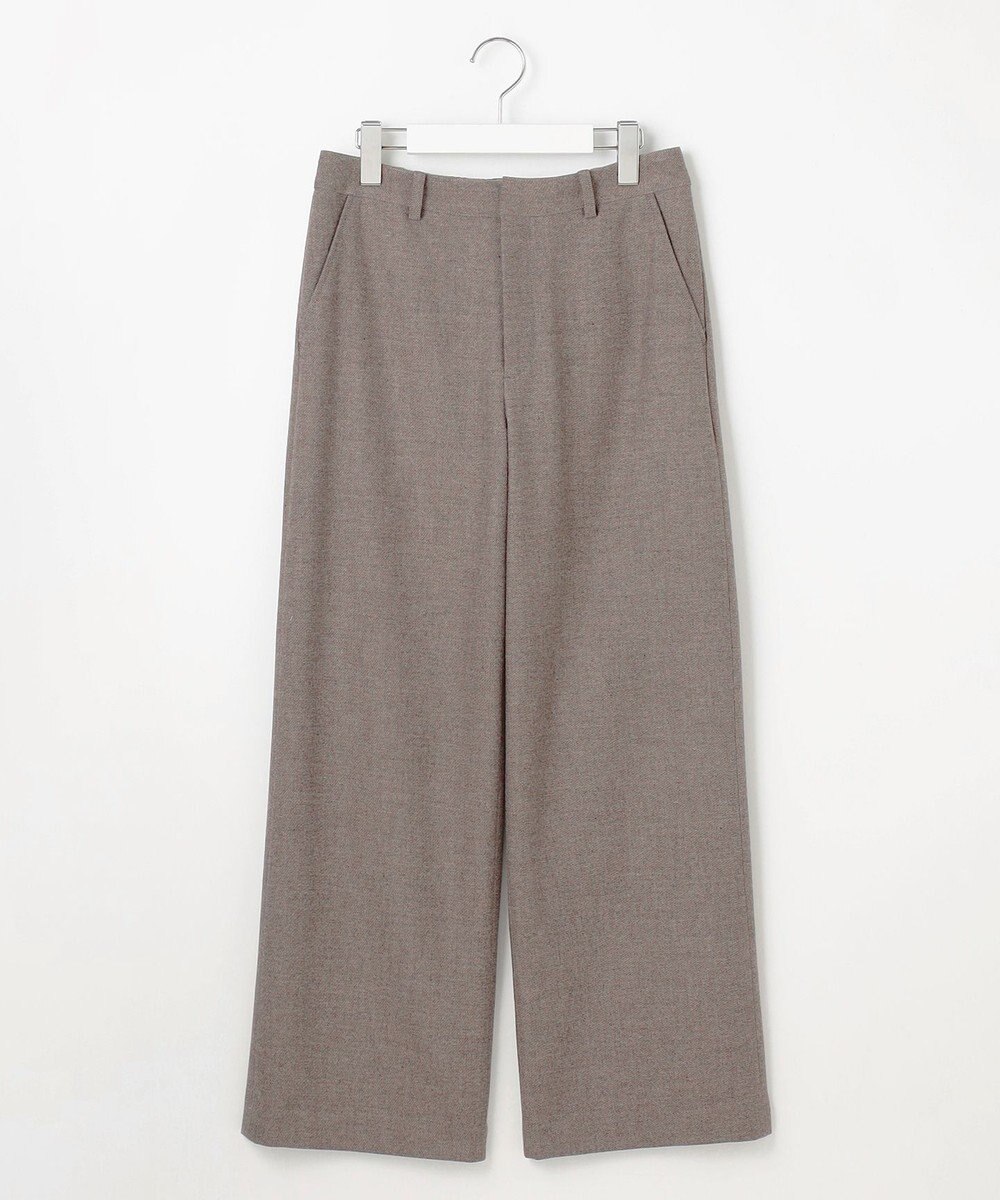 J.PRESS LADIES 【洗える】チェルビック セミワイド パンツ 