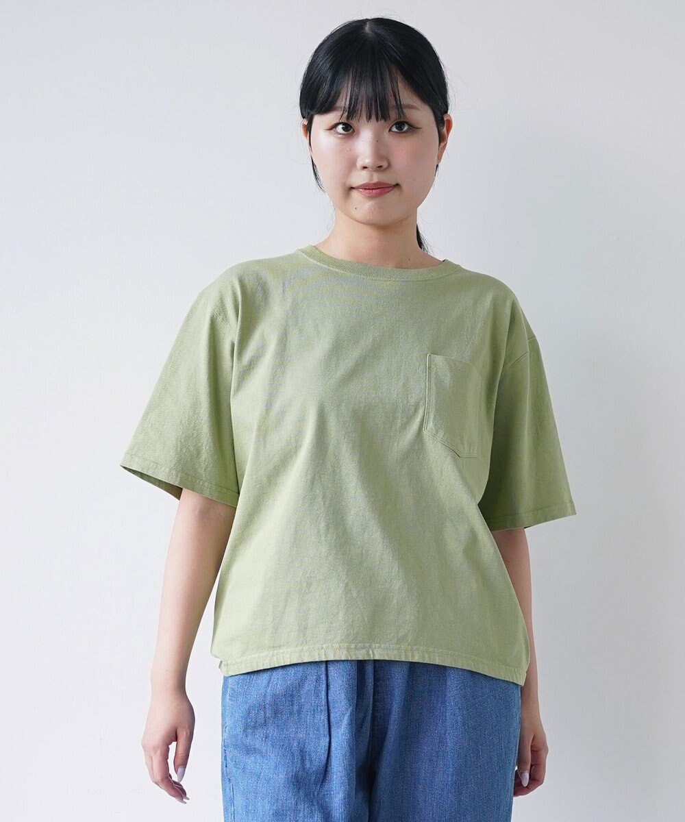 caqu caqu x good on short sleeve pocket tee リラックスフィットポケットTシャツ 