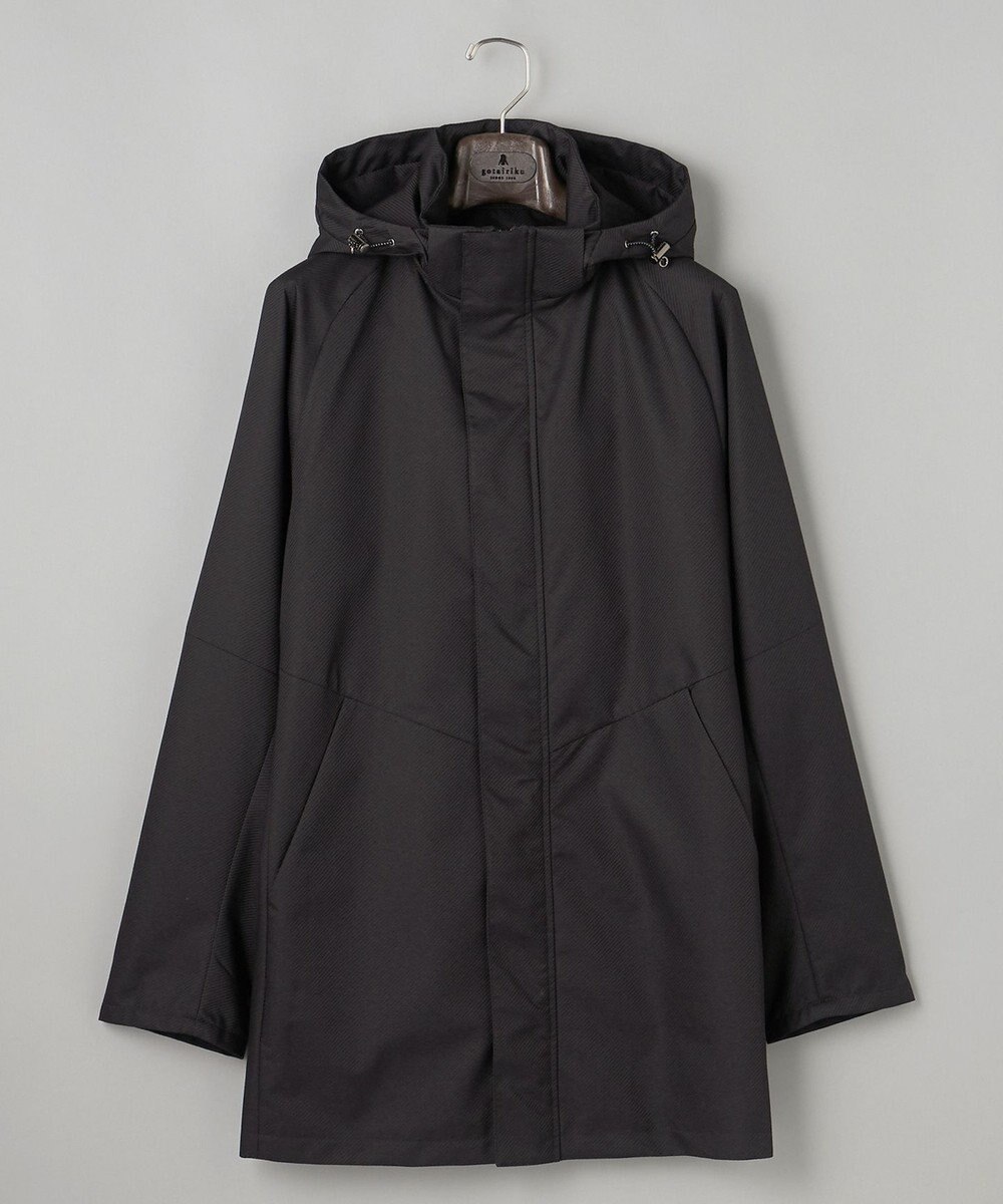 GOTAIRIKU 25年新作/3シーズン対応【仕事で着用可】メランジカルゼ フーデッドブルゾン_無地 