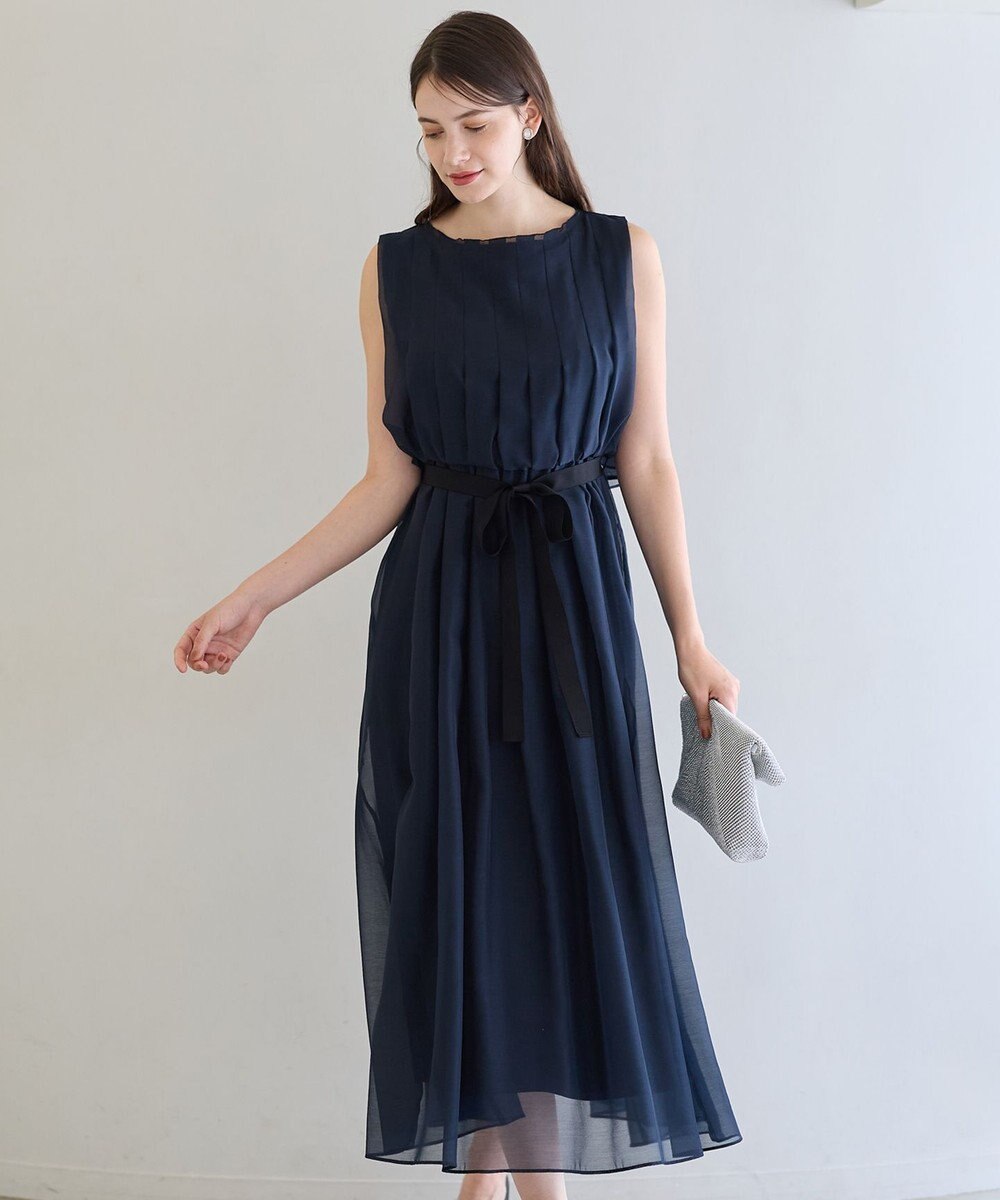 23区 【APPLAUDIR】グロッシーオーガンザ ドレス 