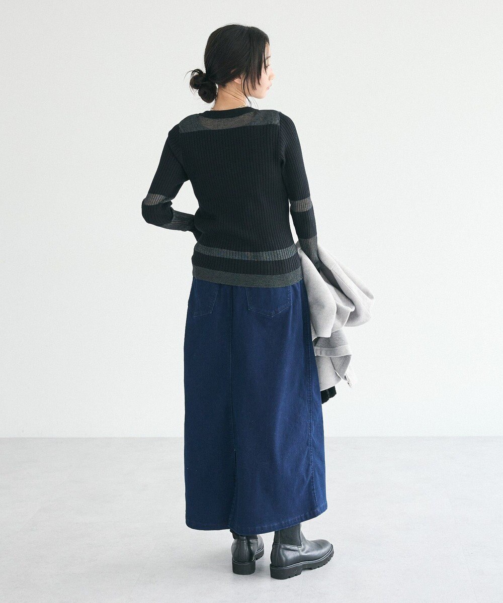 CRAFT STANDARD BOUTIQUE シアーニット長袖プルオーバー 