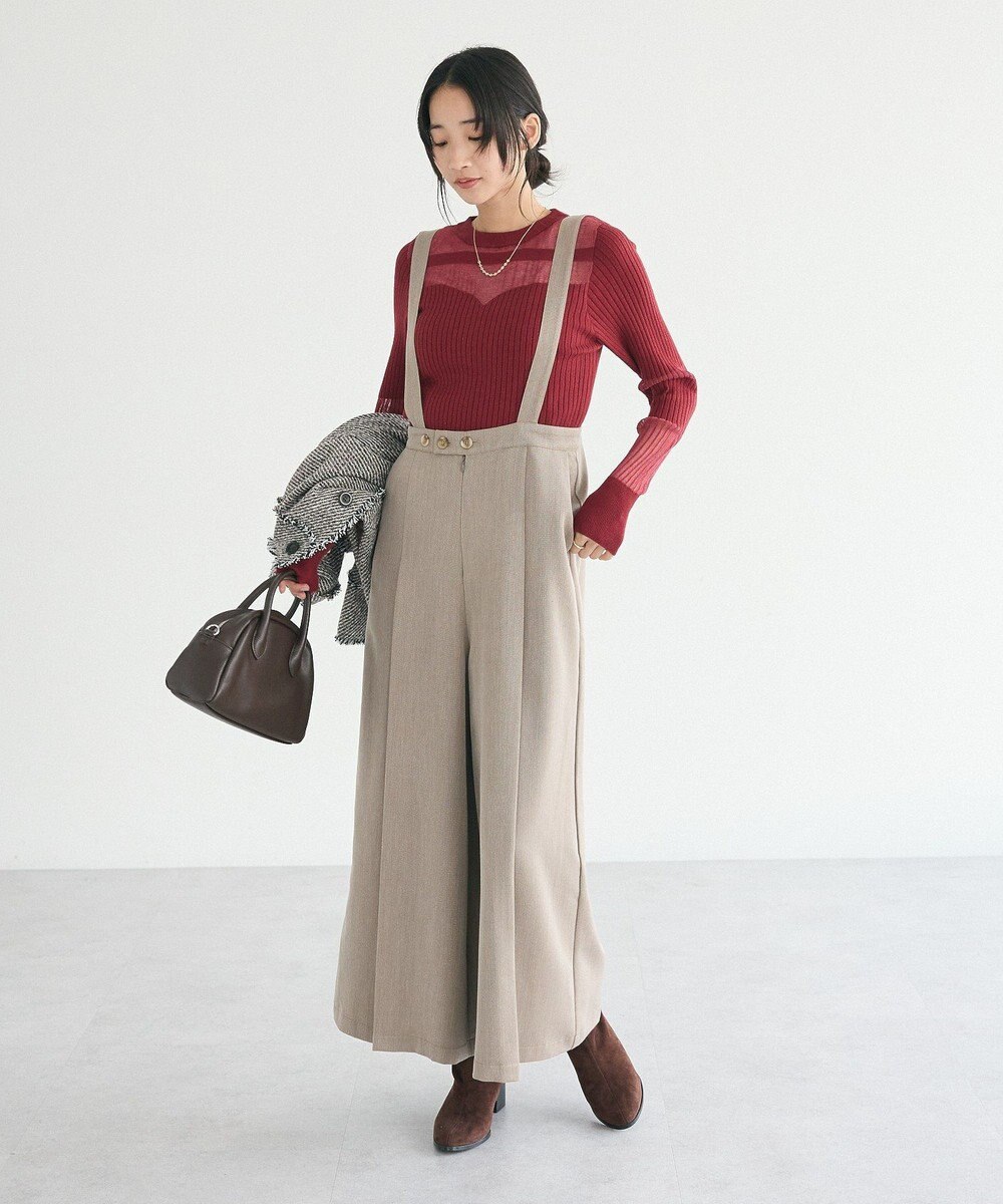 CRAFT STANDARD BOUTIQUE シアーニット長袖プルオーバー 