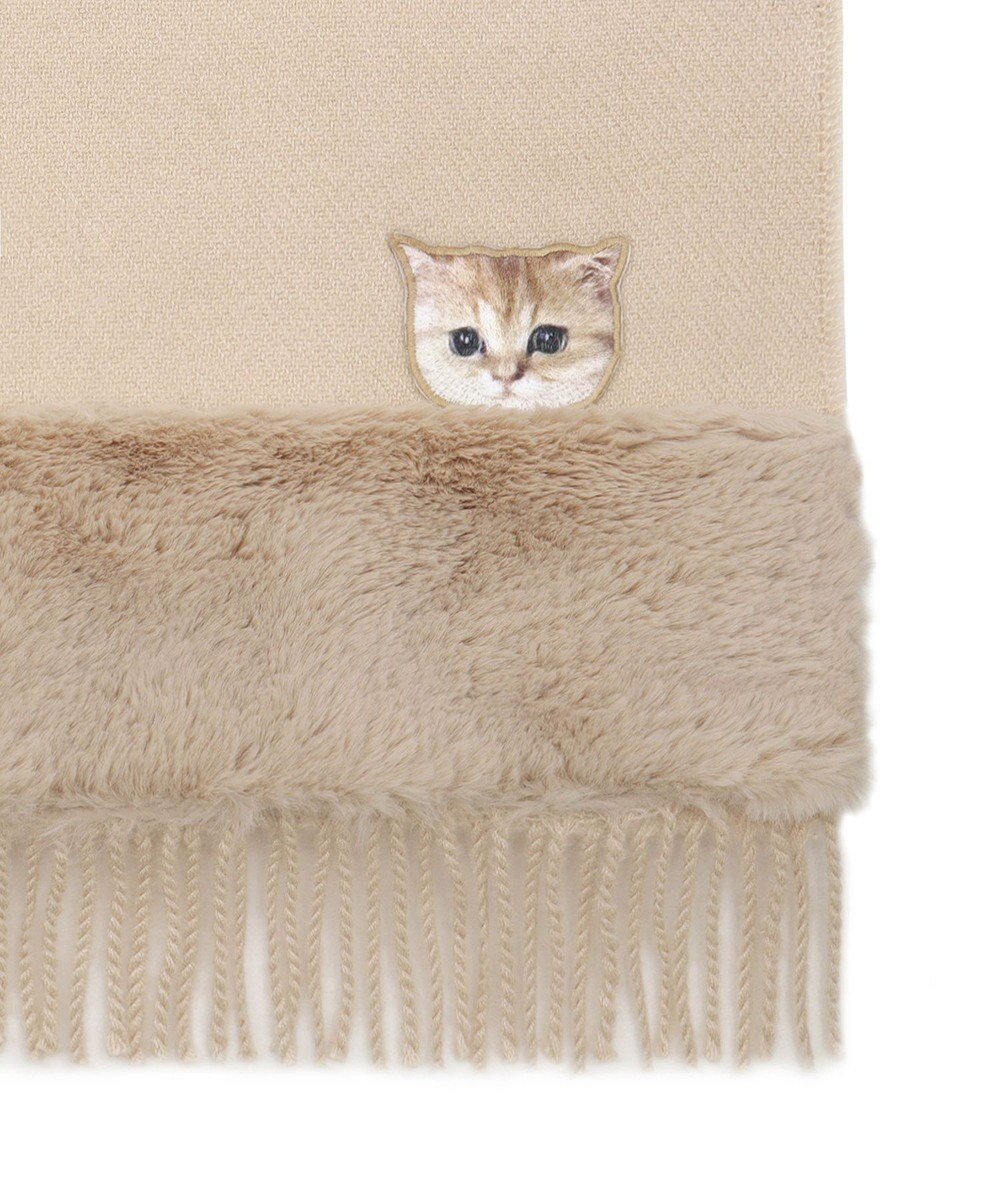 MOONBAT PAUL & JOE ACCESSOIRES ヌネットワッペン×ファームースタッチマフラー（パッケージ入り） 