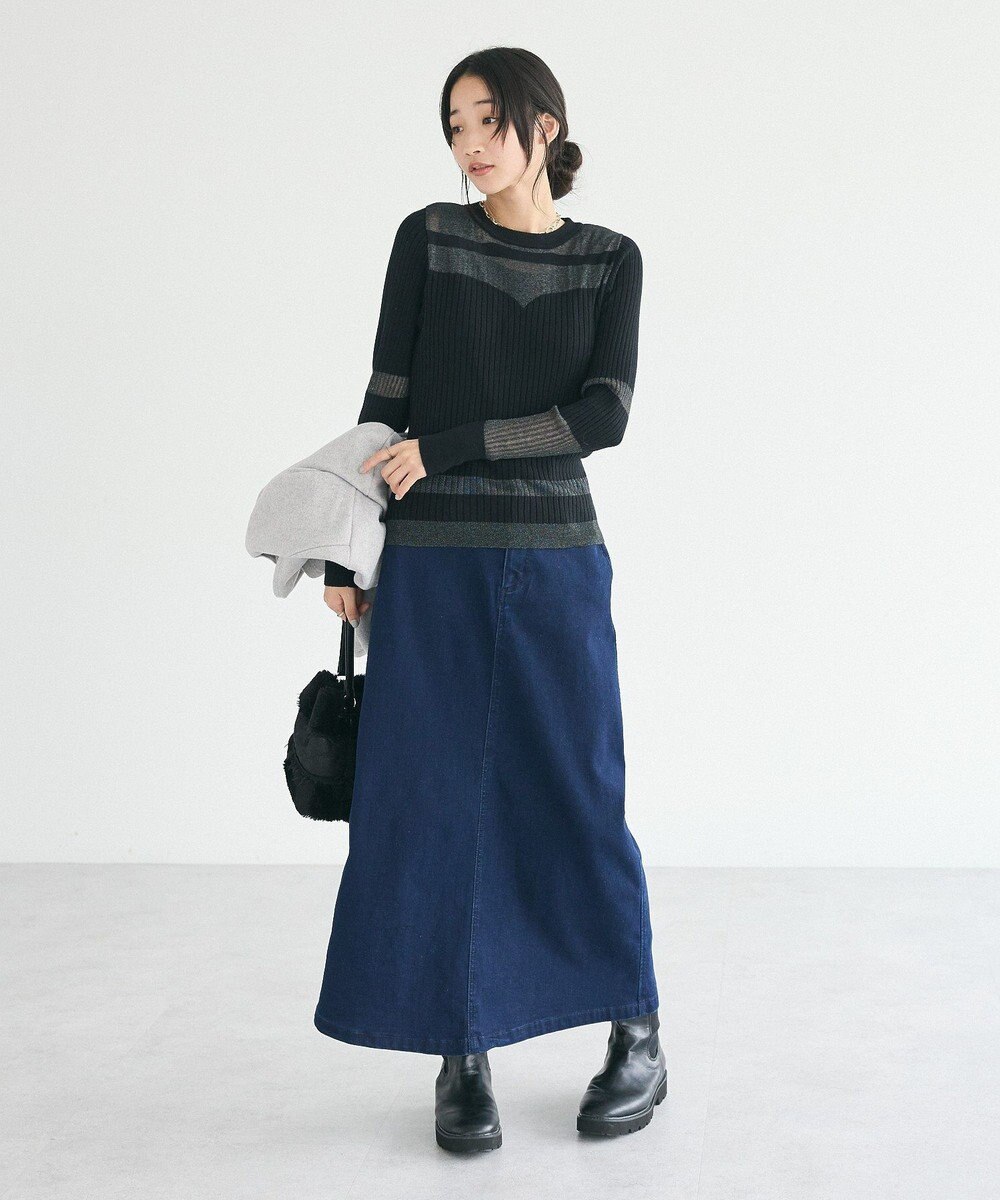 CRAFT STANDARD BOUTIQUE シアーニット長袖プルオーバー 