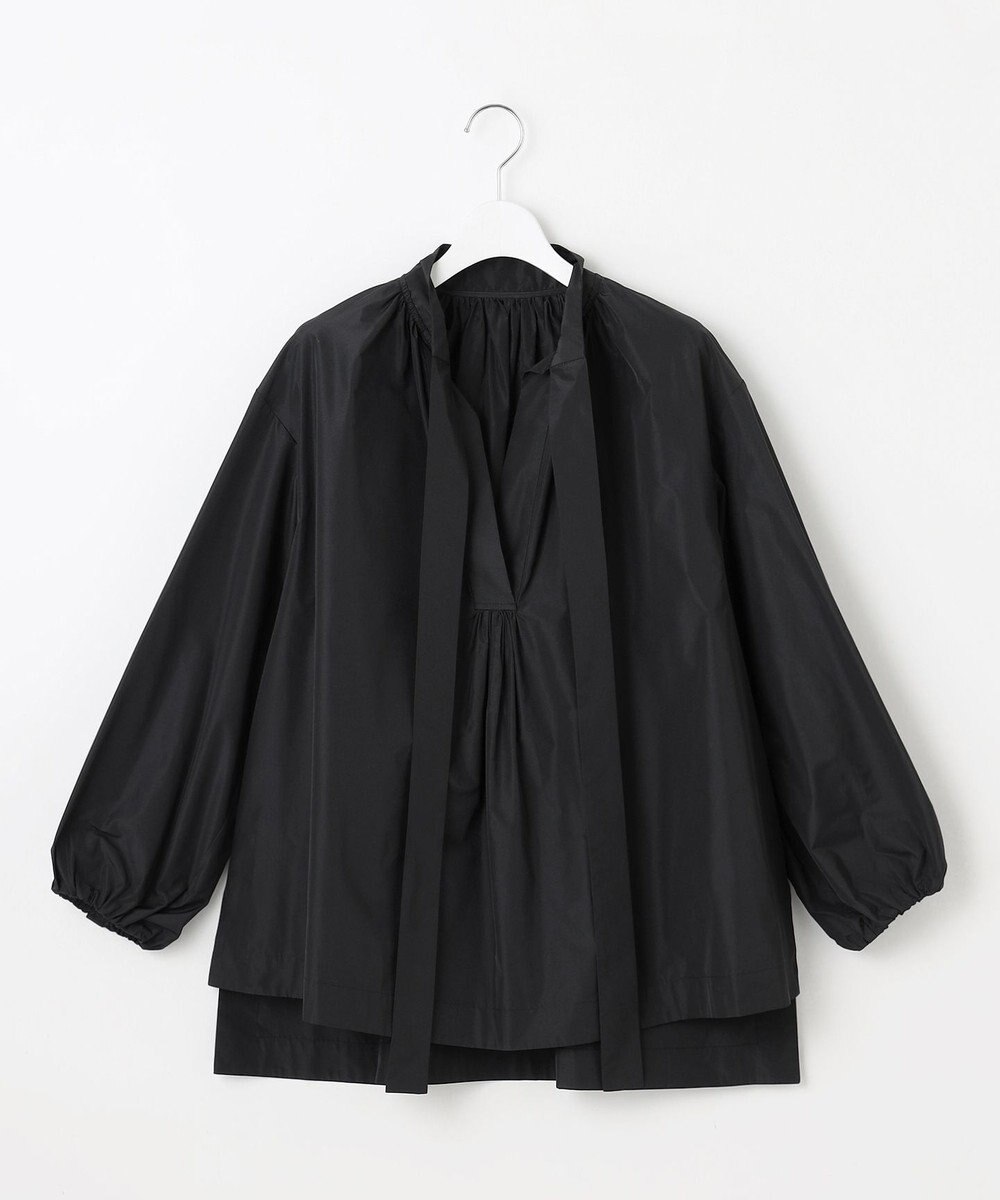 23区 【R(アール)】ポリエステルシルクタフタ ボウタイ ブラウス 