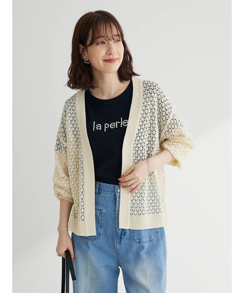 Green Parks ・ＲＡＹ　ＣＡＳＳＩＮ　パールドットロゴＴシャツ 