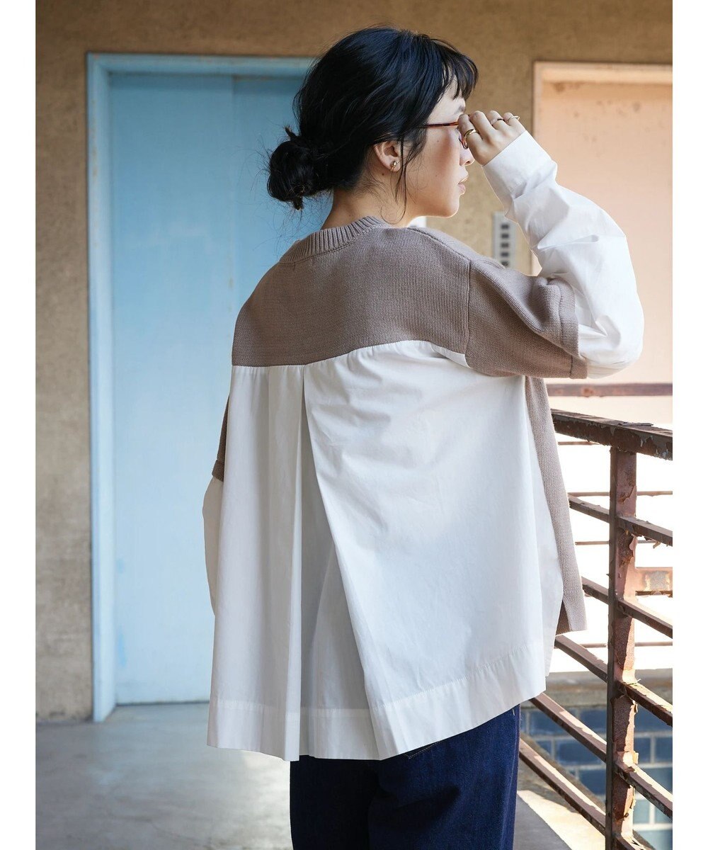 CRAFT STANDARD BOUTIQUE シャツドッキングニットプルオーバー 