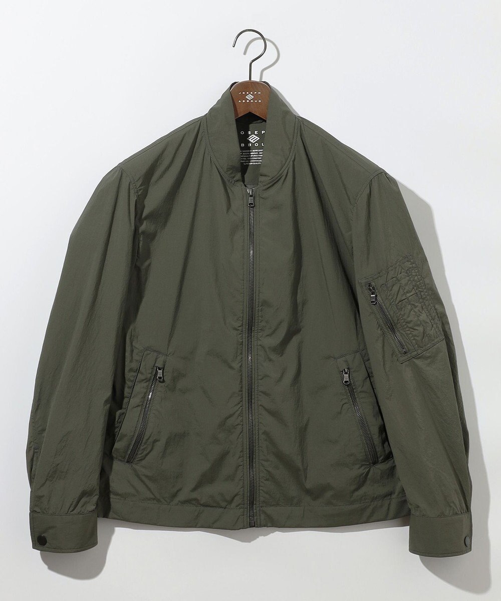 JOSEPH ABBOUD 【軽量/ストレッチ/撥水】ライトワッシャーストレッチ ショートブルゾン 