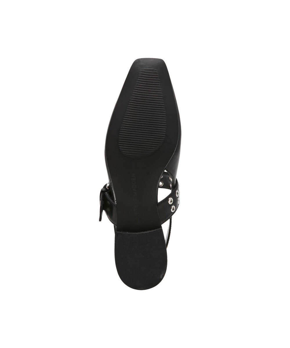 STEVE MADDEN BELIEVER スクエアスリングバックフラットパンプス 
