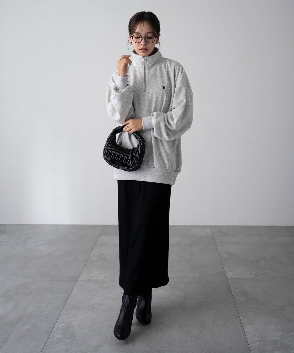 WEGO 【WEB限定/25年秋冬新作/ユニセックス着用ITEM】別注USPOLOハーフZIPPO 