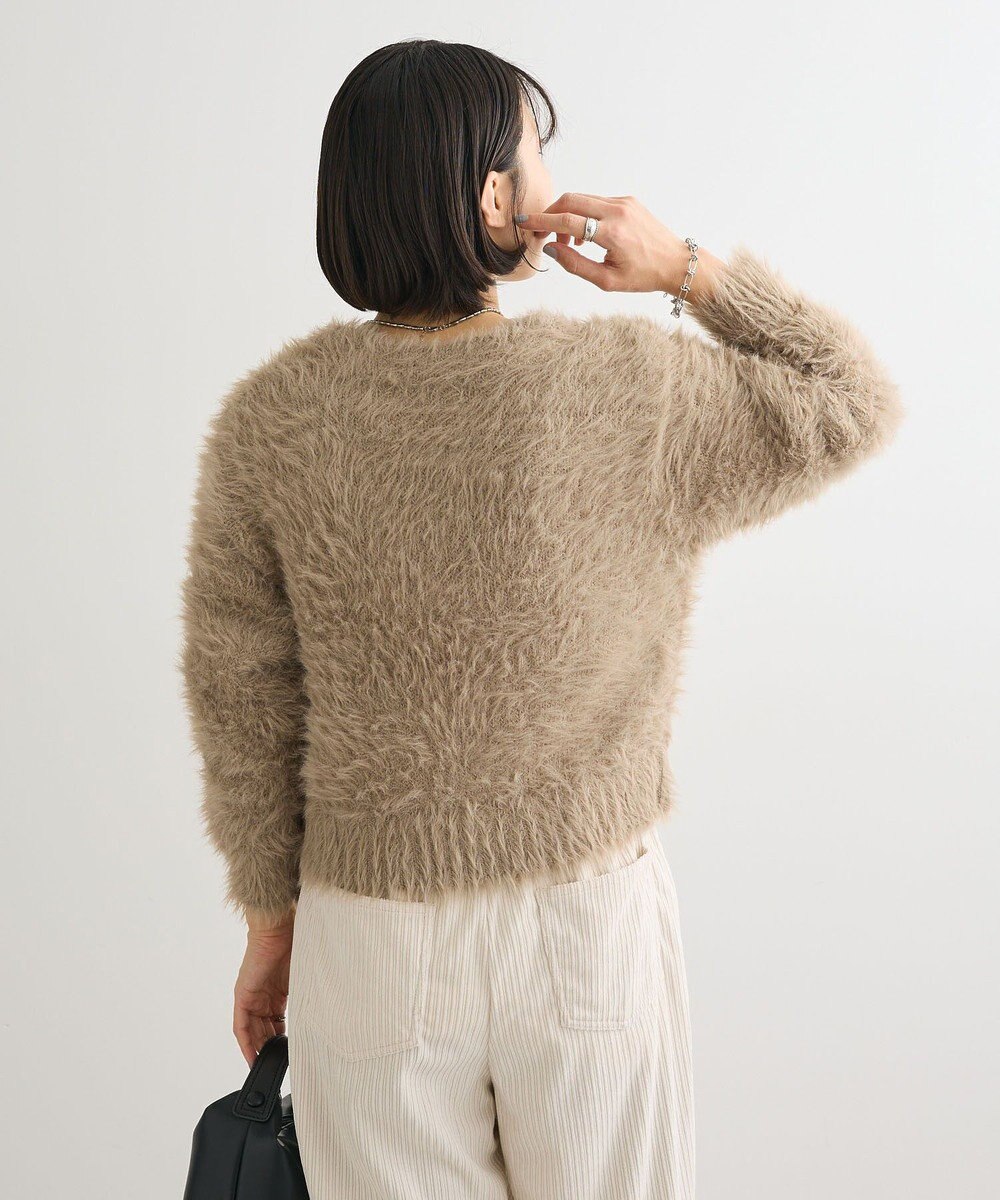 Green Parks ・Ｐｅｔｉｔ　Ｆｌｅｕｒ　シャギーニットカーディガン 