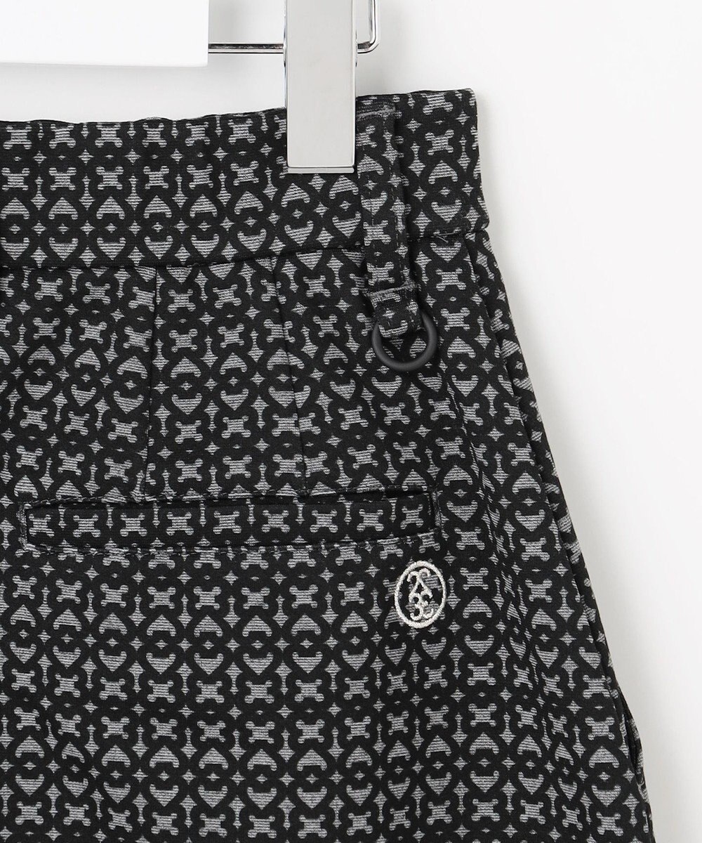 23区GOLF 【WOMEN】裏起毛ジャージースカート ストレッチ モノグラム 上品スタイル 