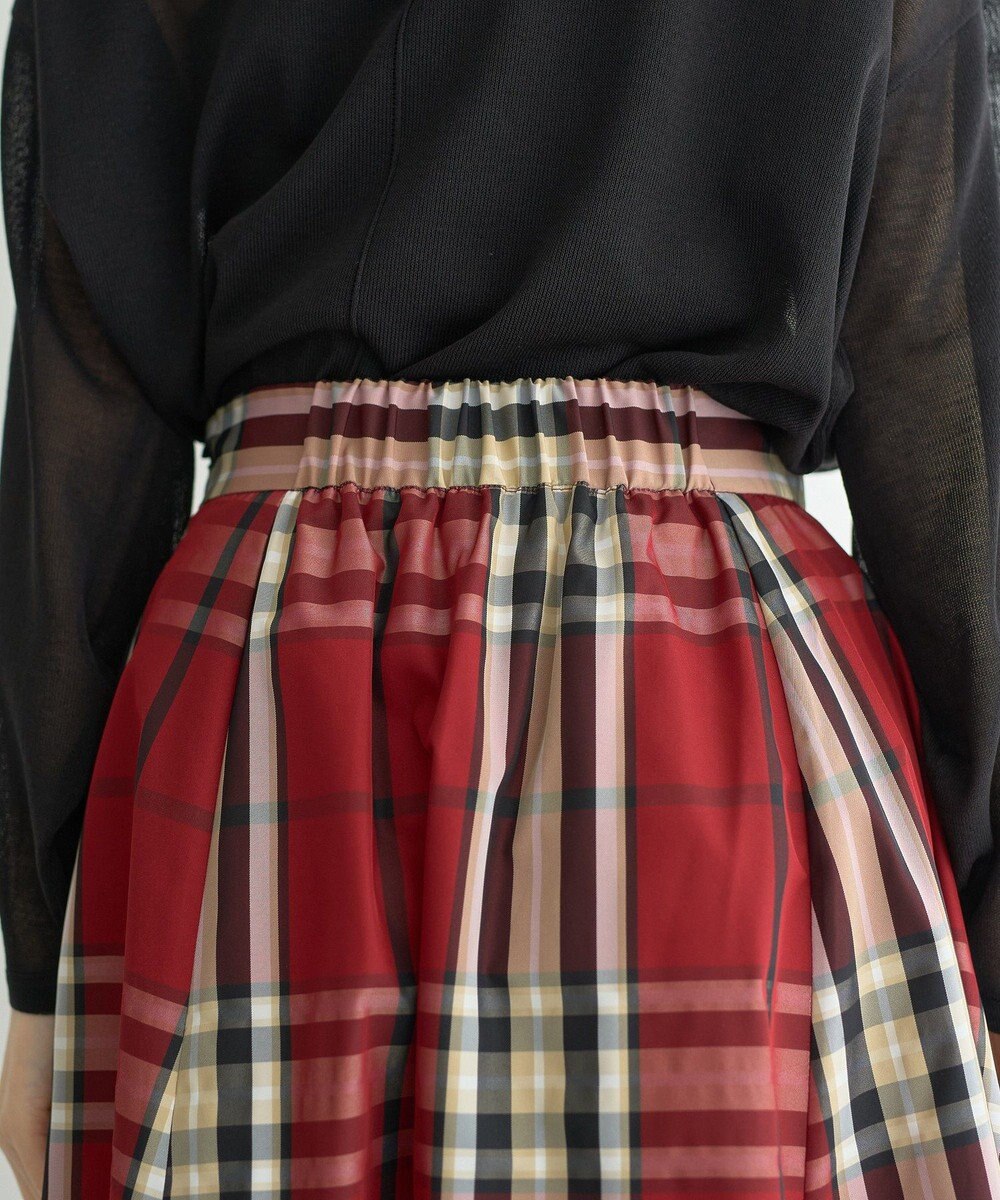 YECCA VECCA 【撥水】メモリーフレアスカート 