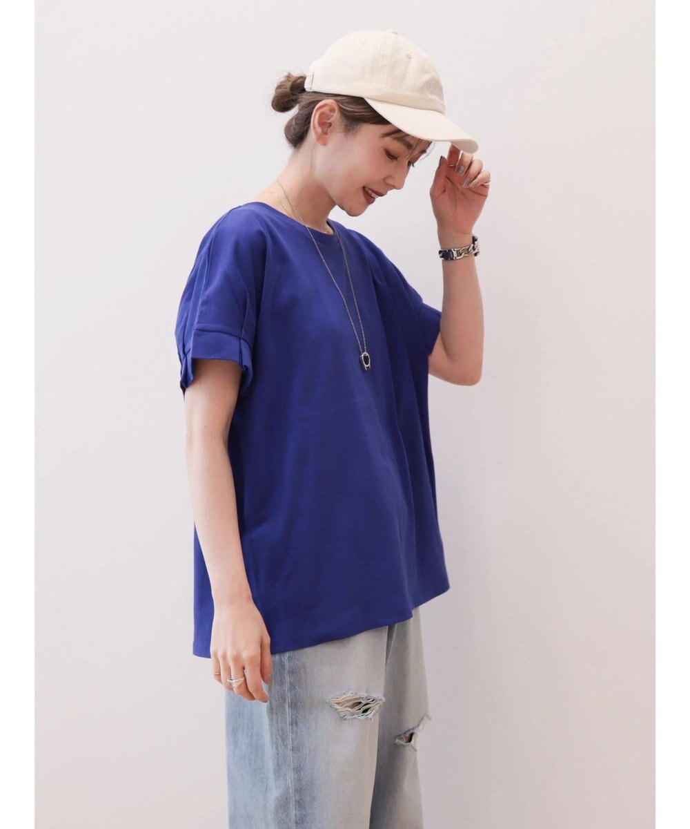 AMERICAN HOLIC 接触冷感袖タックカットプルオーバー 