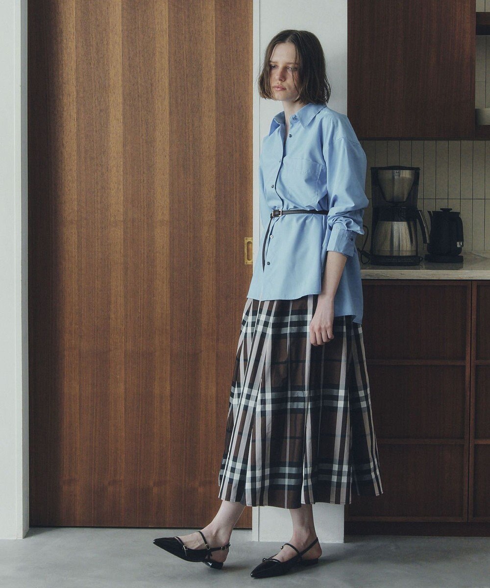 YECCA VECCA 【撥水】メモリーフレアスカート 