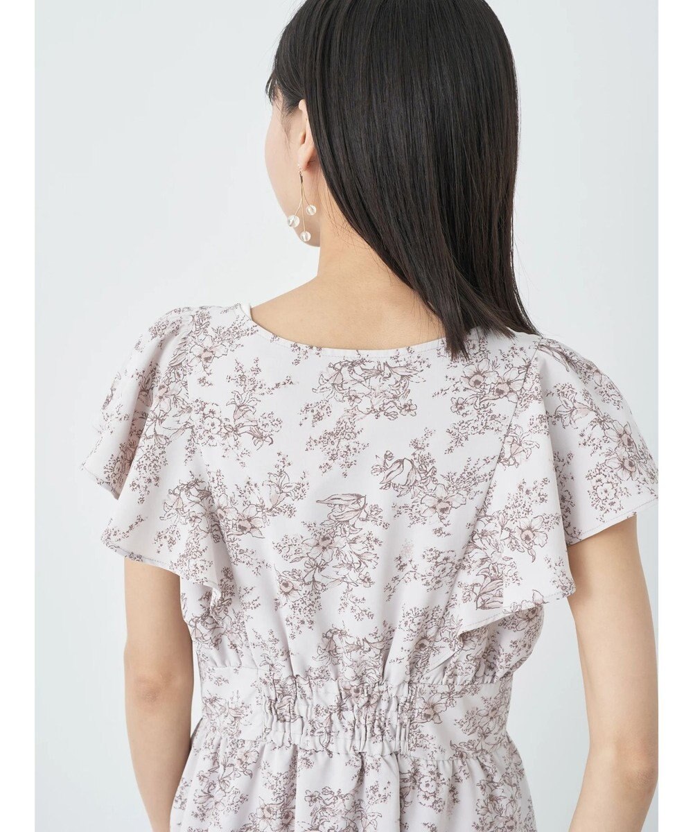 earth music&ecology フラワーフレアワンピース 