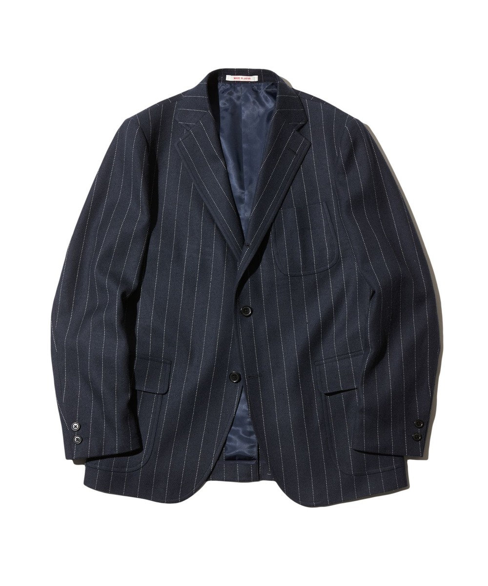 J.PRESS MEN 【J.PRESS ORIGINALS】JAPAN SILK TWEED JACKET / JAPAN MADE ネイビー系1