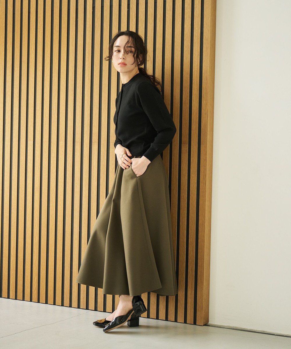 #Newans 【カシミヤ混】コンパクトニットカーディガン 