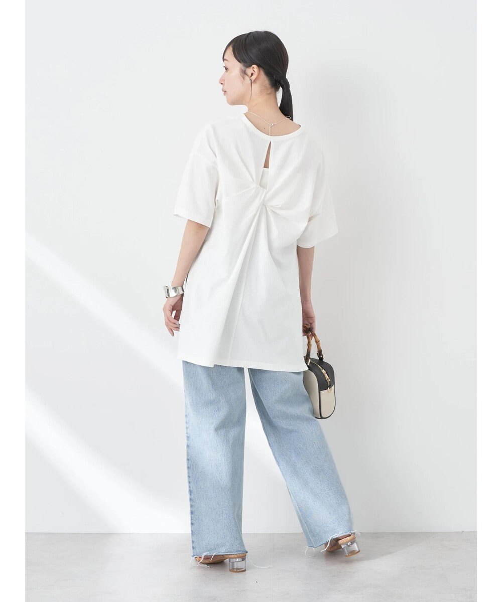 earth music&ecology バックスリットねじりチュニックＴ 