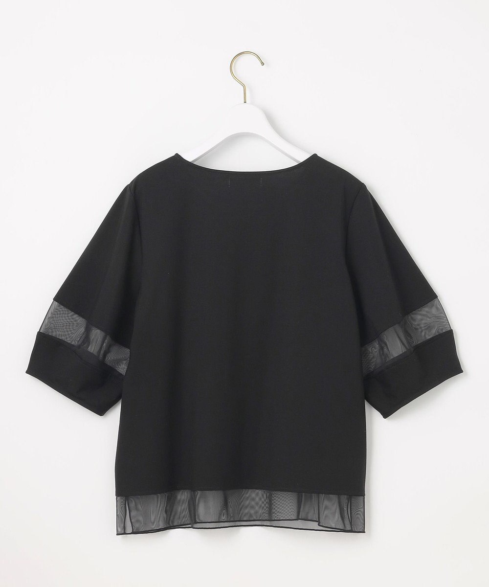 ANY SIS 【洗える】シアーコンビ プルオーバー 