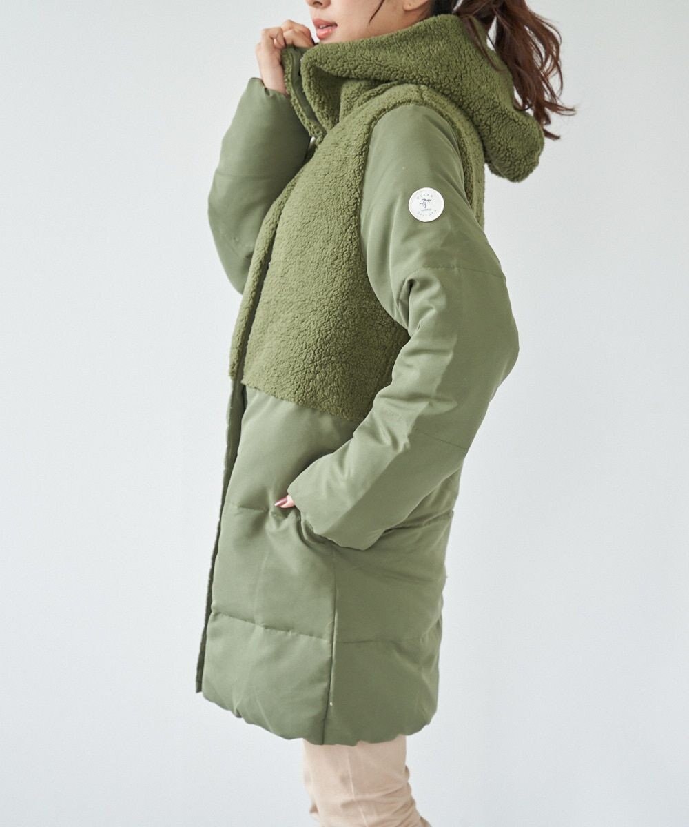 OP／FILA 【OP】切り替えボアジャケット 