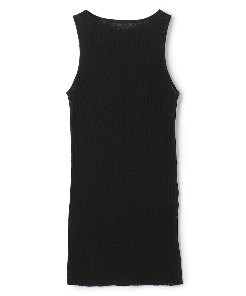 uncrave ランダムリブシアーニット タンクトップ 