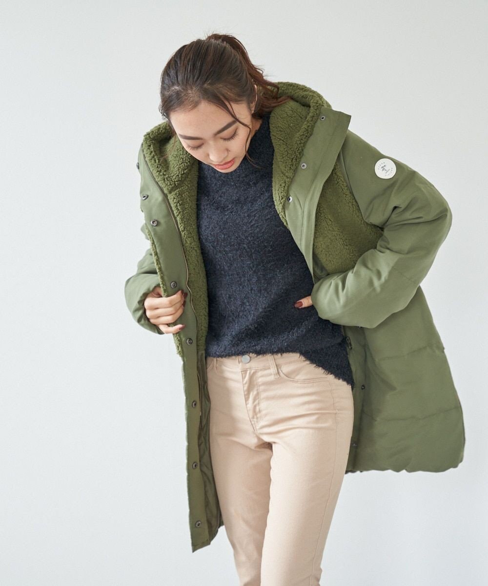 OP／FILA 【OP】切り替えボアジャケット 