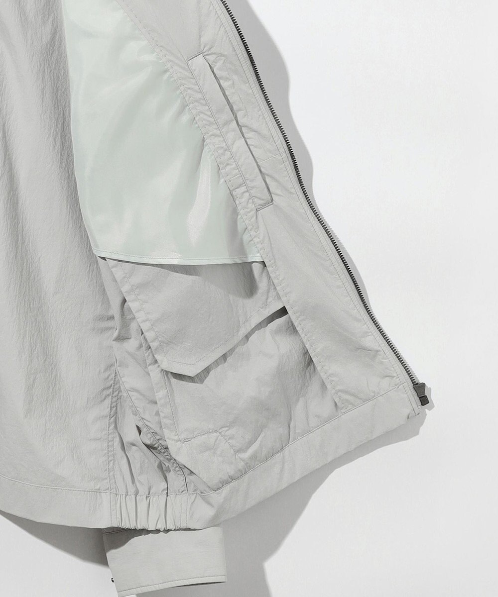 JOSEPH ABBOUD 【軽量/ストレッチ/撥水】ライトワッシャーストレッチ ショートブルゾン 