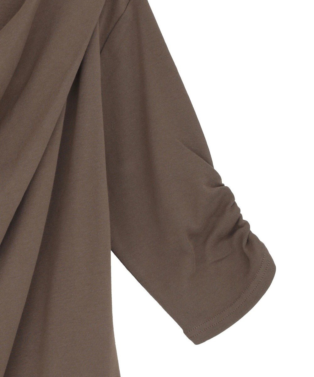 earth music&ecology ドレープデザインカットソー 