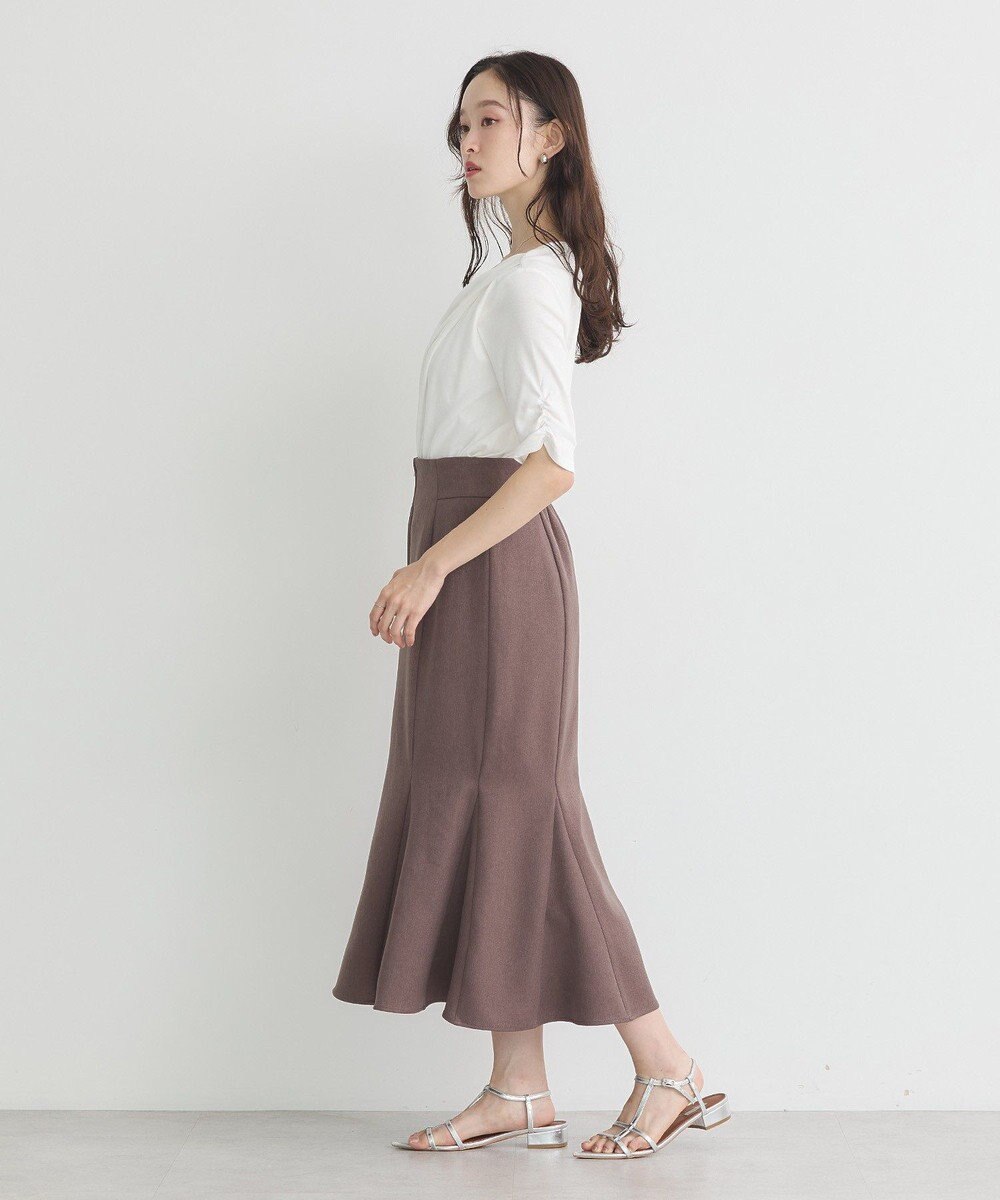 earth music&ecology ドレープデザインカットソー 