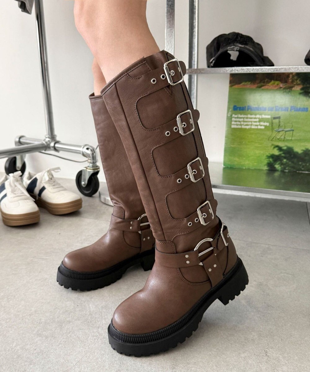 WEGO ハトメベルトロングブーツ 