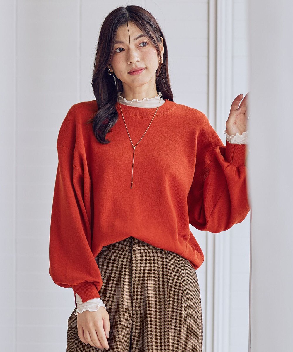 ANY スウェットライクニット 