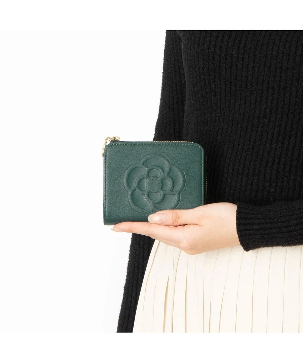 CLATHAS ワッフル 二つ折り財布 